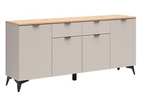 Komoda so 4 dvierkami a 2 zásuvkami: Velton