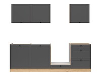 Kuchynská linka 240 cm bez pracovnej dosky: JUNONA LINE
