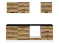 Kuchynská linka 240 cm s pracovnou doskou: JUNONA LINE
