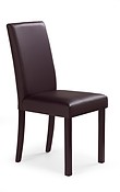 Jedálenská stolička NIKKO je určená pre milovníkov klasického interiéru.
• Jedinečný vzhľad vďaka kombinácií masívneho dreva (tmavý orech) a ekokože dodáva izbe nádych elegancie.
• Komfort zabezpečuje čalúnenie (tmavohnedá) po celom povrchu stoličky.
• Vhodne doplní Vašu jedáleň alebo obývaciu izbu.
