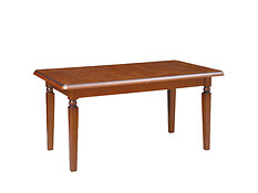 Charakteristika: 

•    Rozkladací jedálenský stôl DSTO 150 z kolekcie BAWARIA.
•    Stôl má pekné frézované nohy z masívneho dreva.
•    Plat stola je z masívného dreva.
•    Jednoduchá montáž. 



Dekoračné prvky tvoria klasický charakter nábytku BAWARIA. Hlboké výrezy v masívnych dvierkach, patinovaná mosadz úchytiek, ozdobné sklo vo vitrínach, oblé tvary vrchných dosiek, ríms, soklov a nožičiek Vám ponúknu riešenie ako vytvoriť dokonalý obraz elegantného interiéru.
