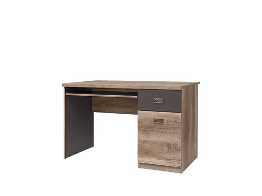 Stôl Malcolm BIU1D1S Dub monument/šedy wolfram/dub monument