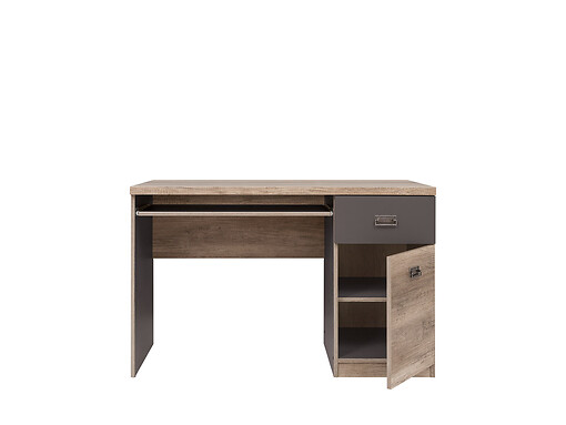 Stôl Malcolm BIU1D1S Dub monument/šedy wolfram/dub monument