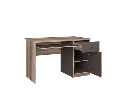 Stôl Malcolm BIU1D1S Dub monument/šedy wolfram/dub monument