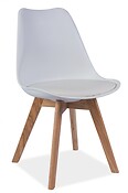 
	
		Jedálenská stolička KRIS ponúka jedinečný štýl pre každú modernú jedáleň.
		• Pohodlné sedenie je zásluhou sedáku, ktorý je potiahnutý kvalitnou ekokožou.
		• Úzke drevené nohy (dub) dodávajú stoličke retrospektívny vzhľad.
		• Vhodne doplní Vašu jedáleň alebo obývaciu izbu.
	
		• V ponuke vo viacerých farebných prevedeniach.
	
		• Dodávané v demonte.
	
		
		Farba stoličky na Vašom monitore sa nemusí zhodovať so skutočným farebným prevedením produktu.


	 
