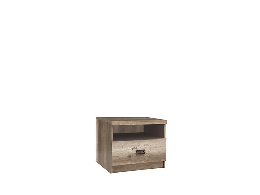 Komoda Malcolm KOM1S dub monument / sivá wolfram / dub monument