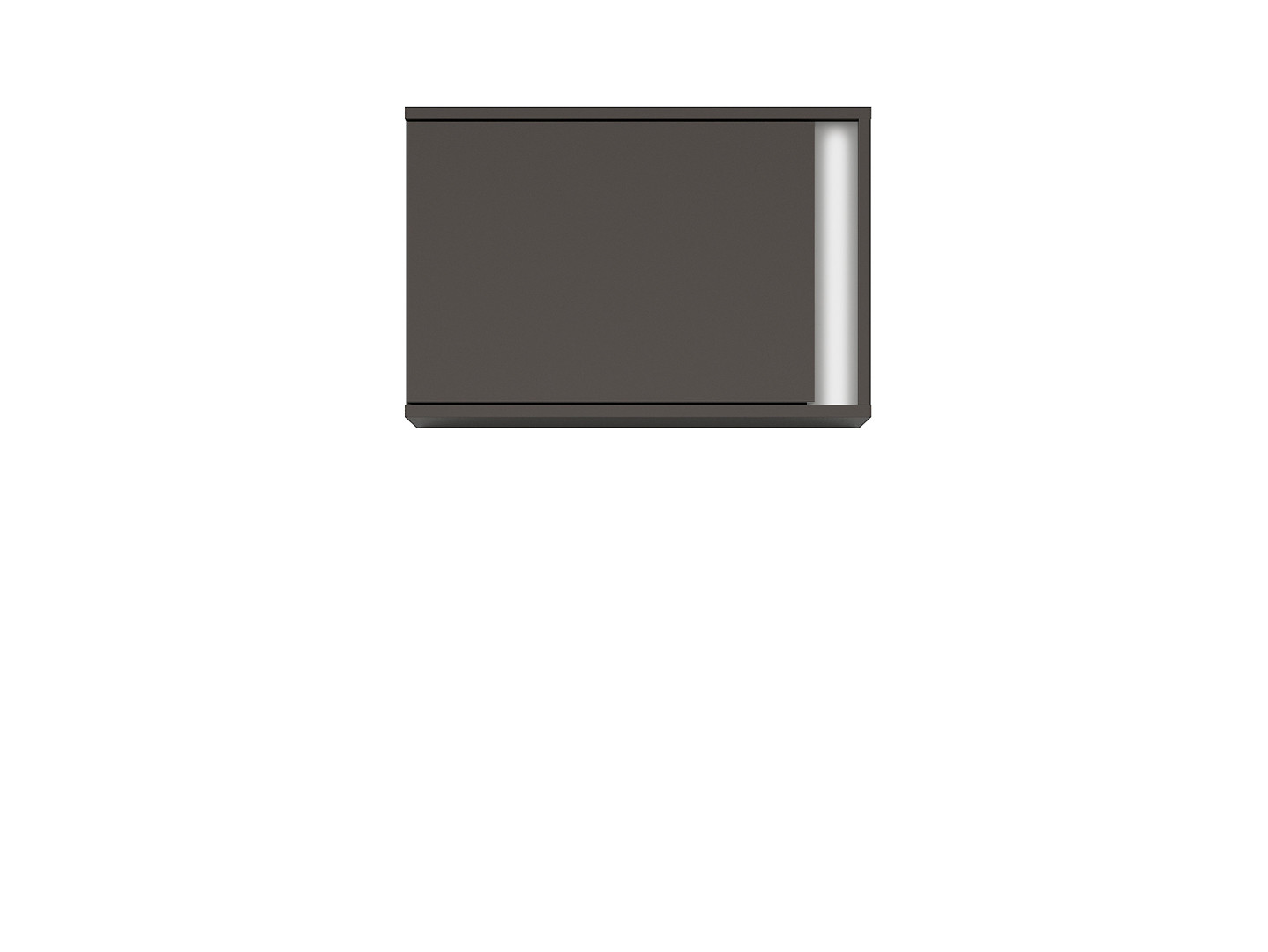 Závesná skrinka GRAPHIC SFW1DL/C sivý wolfram