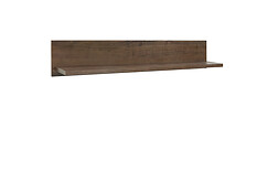Charakteristika: 

•     Závesná polica na stenu POL/140 z kolekcie BALIN.
•    Maximálna nosnosť je do 7 kg.
•    Jednoduché zavesenie na stenu.

Masívny korpus doplnený hladkými dvierkami a zásuvkami robí z kolekcie BALIN jedinečný nábytok každej modernej obývacej izby. Tmavé farby dreva a minimalistické rukoväte sú špecifikom, ktoré ponúka možnosť zariadenia vkusného interiéru.