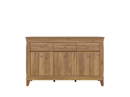 Komoda KOM3D3S BERGEN smrekovec sibiu zlatý