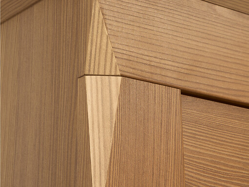 Vitrína REG1W2S BERGEN smrekovec sibiu zlatý