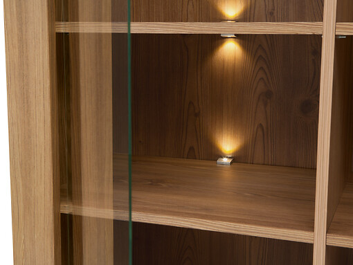 Vitrína REG2W2D BERGEN smrekovec sibiu zlatý