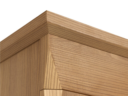 Vitrína REG2W2D BERGEN smrekovec sibiu zlatý