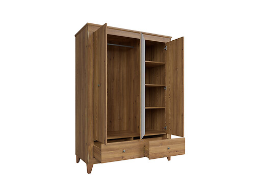 Skriňa SZF2D1M2S BERGEN smrekovec sibiu zlatý