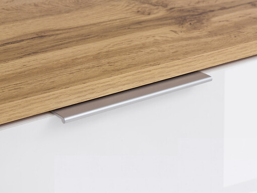 Komoda KOM4D ZELE dub wotan / biely lesk