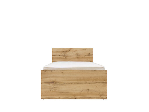 Posteľ LOZ/90 ZELE dub wotan