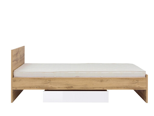 Posteľ LOZ/90 ZELE dub wotan