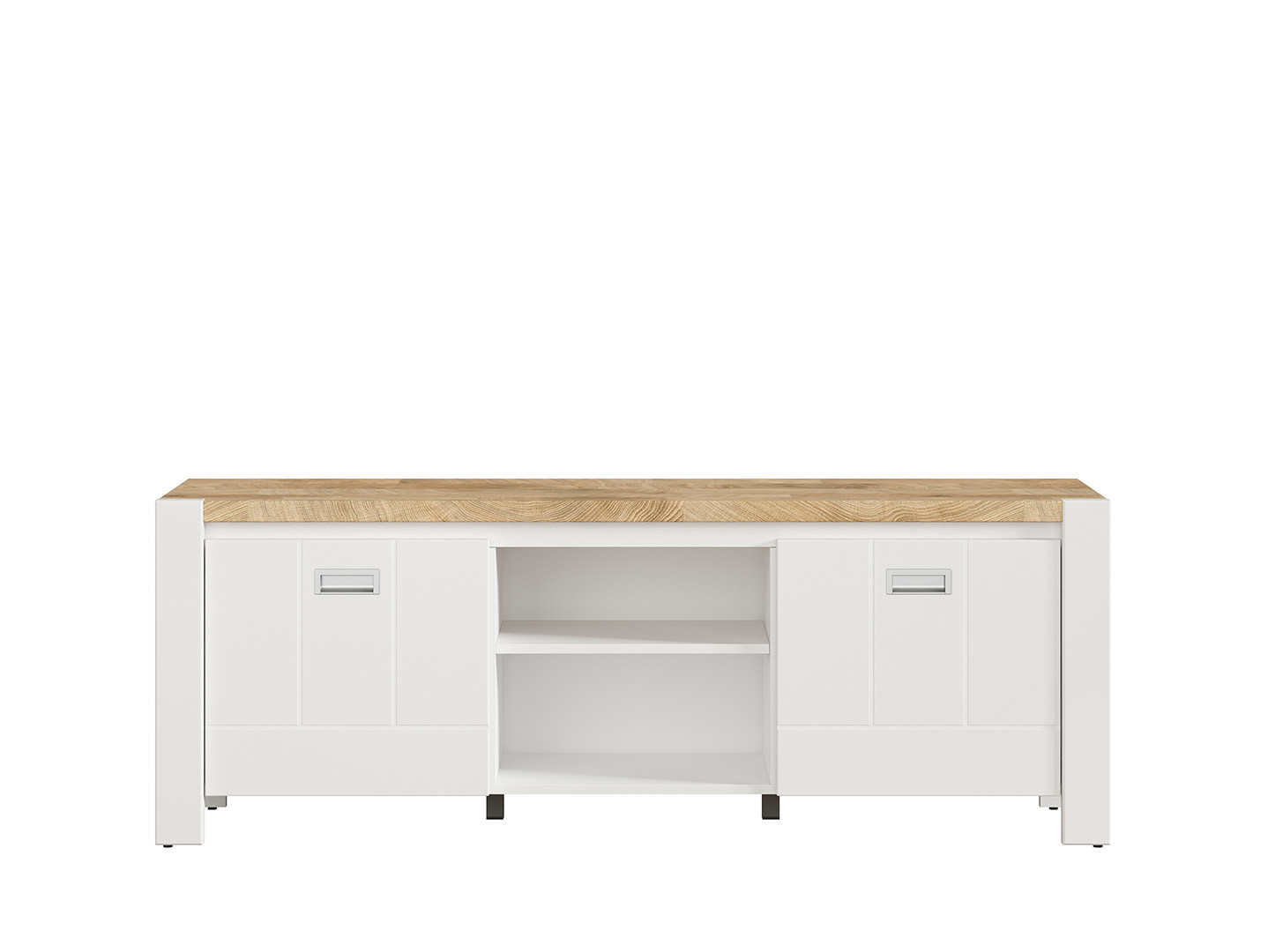 TV skrinka DREVISO RTV2D/160 biela/dub westminster/biela