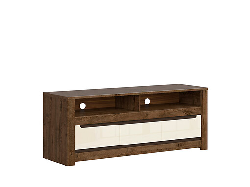 Tv stolík RUSO RTV3S dub april / perlový lesk