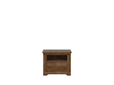 Charakteristika: 

•     Nočný stolík KOM1S z kolekcie PATRAS.
•    Stolík obsahuje otvorenú policu a 1 zásuvku na valčekových koľajničkách.         
•    Jednoduchá montáž. 

Elegantná a zároveň klasická kolekcia nábytku PATRAS vytvára vďaka dubovému prevedeniu dojem útulného a teplého domova v každom interiéri.
