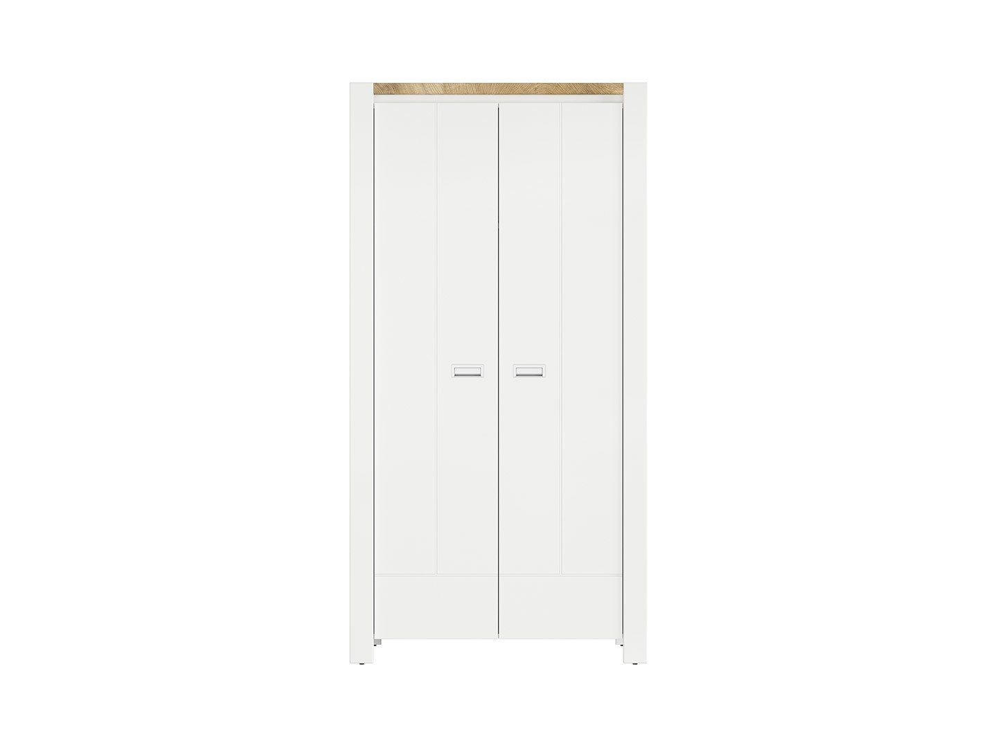 Skriňa DREVISO SZF2D/100 biela/dub westminster/biela
