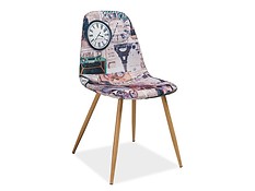 
	
		Jedálenská stolička CITI ponúka jedinečný štýl pre každú modernú jedáleň alebo obývačku.
		• Zásluhou špecifického vzhľadu je čalúnenie z látky vo farebnom motíve (paris).
	
		• Kovové nohy vo farbe duba sa postarajú o stabilitu stoličky a dodávajú produktu retrospektívny vzhľad.
		• Komfort zabezpečuje pohodlné sedadlo a mierne profilovaná opierka chrbta.
		• Jednoduchá montáž.
	
		
		Farba stoličky na Vašom monitore sa nemusí zhodovať so skutočným farebným prevedením produktu.


	 

