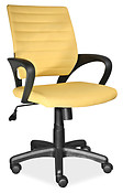 
	Kancelárska stolička Q-051 s podrúčkami je špecifická svojim vzhľadom a poskytuje pohodlie pri sedení vďaka čalúneniu z ekokože.
	• Kreslo je otočné a funkcia TILT zaisťuje plynulé hojdanie.
	• Jednoduchú mobilitu stoličky zaisťuje päť ramien s kolieskami.

	• Nastavenie výšky kresla je možné pomocou plynového piestu, ktorý sa ovláda páčkou pod sedadlom stoličky.
	• V ponuke v dvoch farebných prevedeniach: čierna/ žltá, čierna/ zelená.

	• Maximálna nosnosť je do 120 kg.

	• Dodávané v demonte.

	 

	Farba stoličky na Vašom monitore sa nemusí zhodovať so skutočným farebným prevedením produktu.
