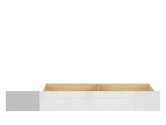 Charakteristika: 

•   Praktická zásuvka pod posteľ SZU z kolekcie NANDU.
•   Poskytuje dodatočný úložný priestor k posteli LOZ/90 z rovnakej kolekcie.
•   Oddelené 2 priestory pomôžu k jednoduchému uskladneniu posteľnej bielizne.
•   Predĺžené predné čelo zaistí aby sa zásuvka zastavila v konkrétnej hĺbke pod posteľou.
•   V ponuke v troch farebných prevedeniach (predné čelo): biely lesk, arabesk, sticker.
Výhodou kolekcie NANDU je dizajn založený na výbere predného čela zásuvky dodávajúci nábytku originalitu a štýl. Kolekcia ponúka trend, ktorý vyzerá naozaj výborne a vytvorí z každej študentskej izby dokonalé miesto.