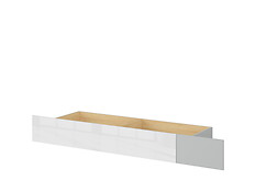 Charakteristika: 

•   Praktická zásuvka pod posteľ SZU z kolekcie NANDU.
•   Poskytuje dodatočný úložný priestor k posteli LOZ/90 z rovnakej kolekcie.
•   Oddelené 2 priestory pomôžu k jednoduchému uskladneniu posteľnej bielizne.
•   Predĺžené predné čelo zaistí aby sa zásuvka zastavila v konkrétnej hĺbke pod posteľou.
•   V ponuke v troch farebných prevedeniach (predné čelo): biely lesk, arabesk, sticker.
Výhodou kolekcie NANDU je dizajn založený na výbere predného čela zásuvky dodávajúci nábytku originalitu a štýl. Kolekcia ponúka trend, ktorý vyzerá naozaj výborne a vytvorí z každej študentskej izby dokonalé miesto.