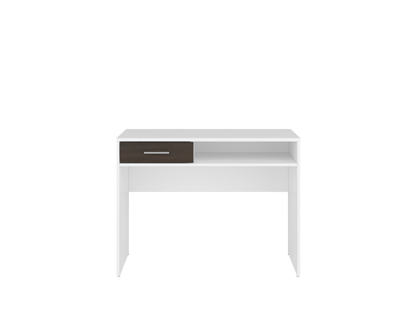 Písací stolík NEPO PLUS BIU1S biela/wenge