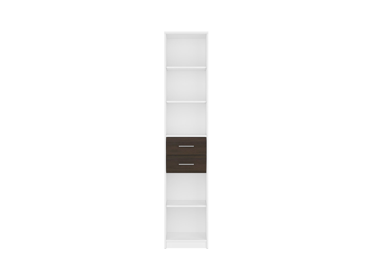 Regál NEPO PLUS REG2S/40 biela/wenge