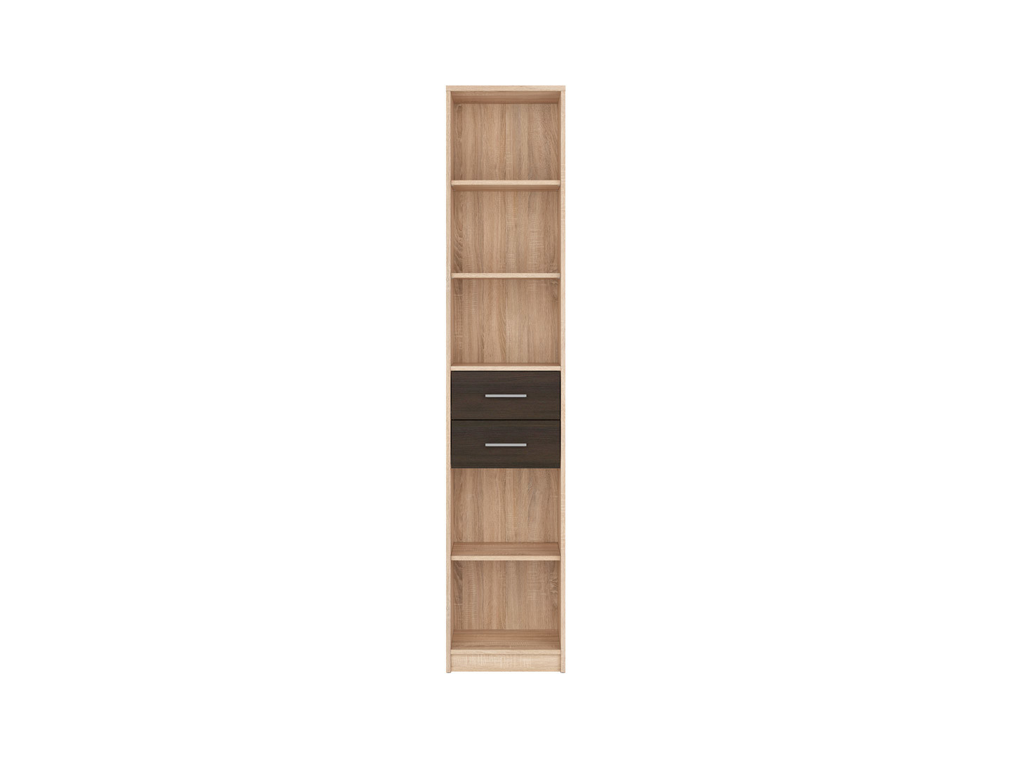 Regál NEPO PLUS REG2S/40 dub sonoma/wenge