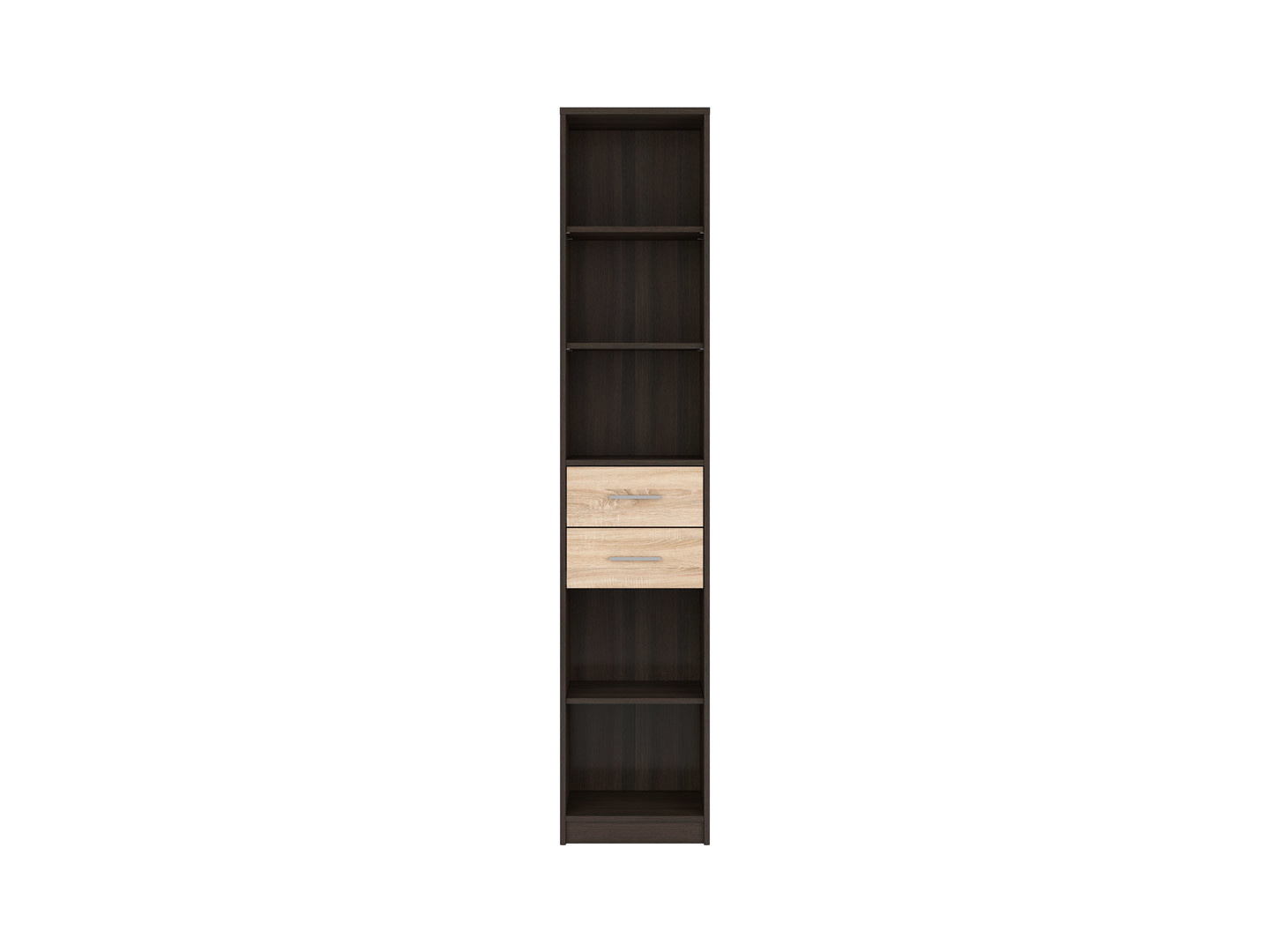 Regál NEPO PLUS REG2S/40 wenge/dub sonoma