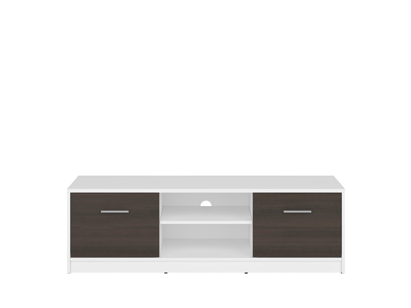 TV skrinka NEPO PLUS RTV2D biela/wenge