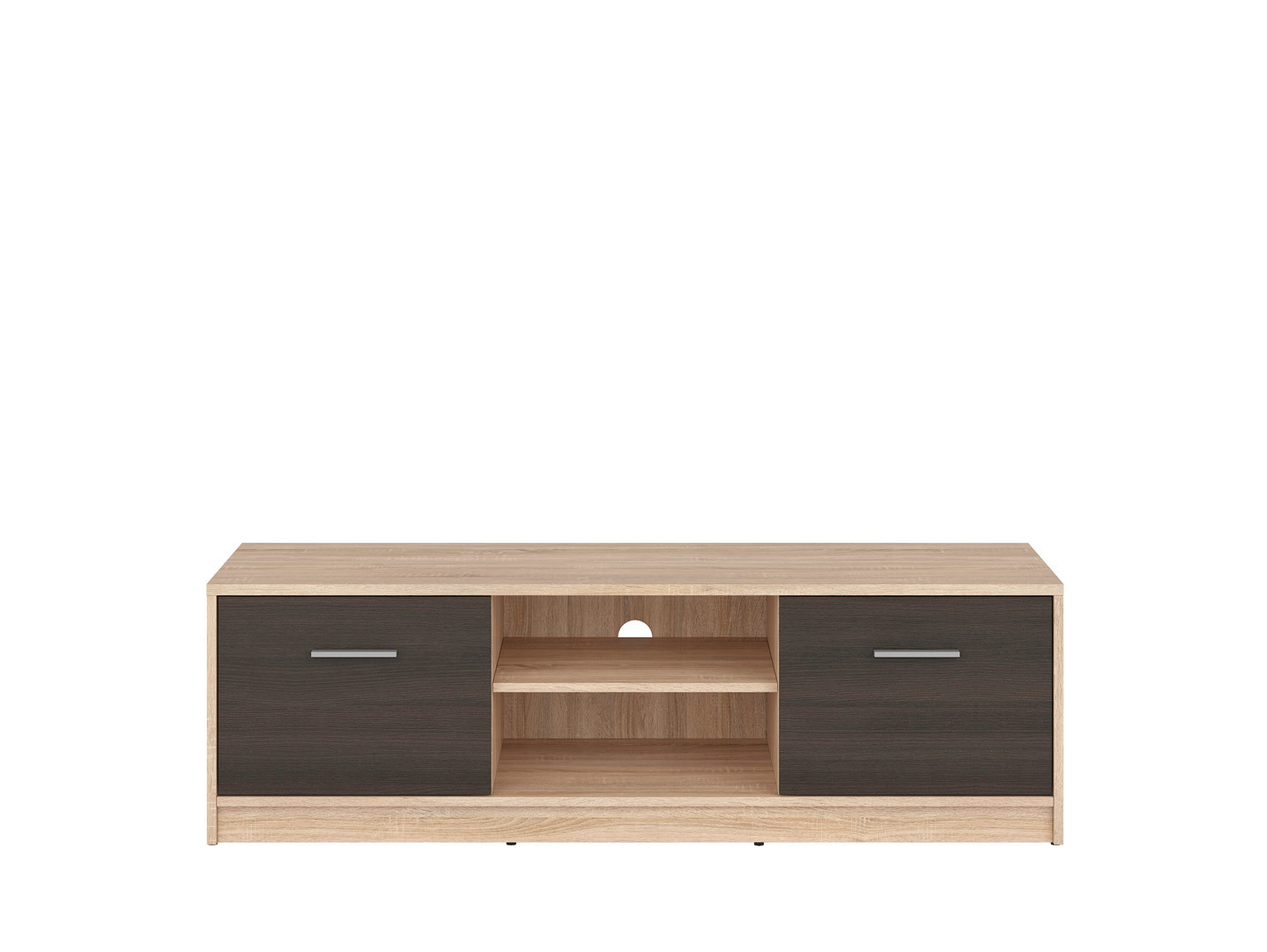 TV skrinka NEPO PLUS RTV2D dub sonoma/wenge