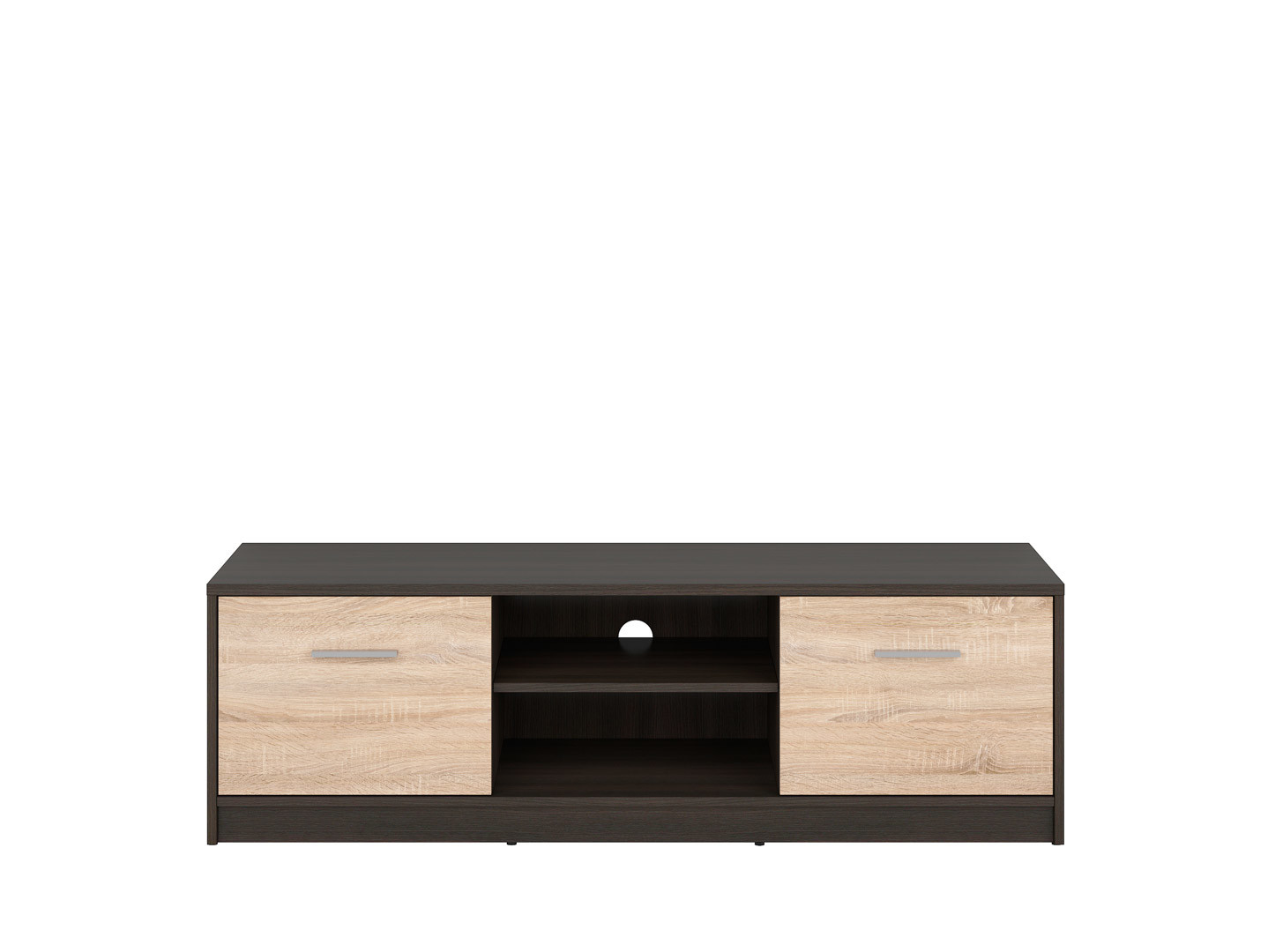 TV skrinka NEPO PLUS RTV2D wenge/dub sonoma