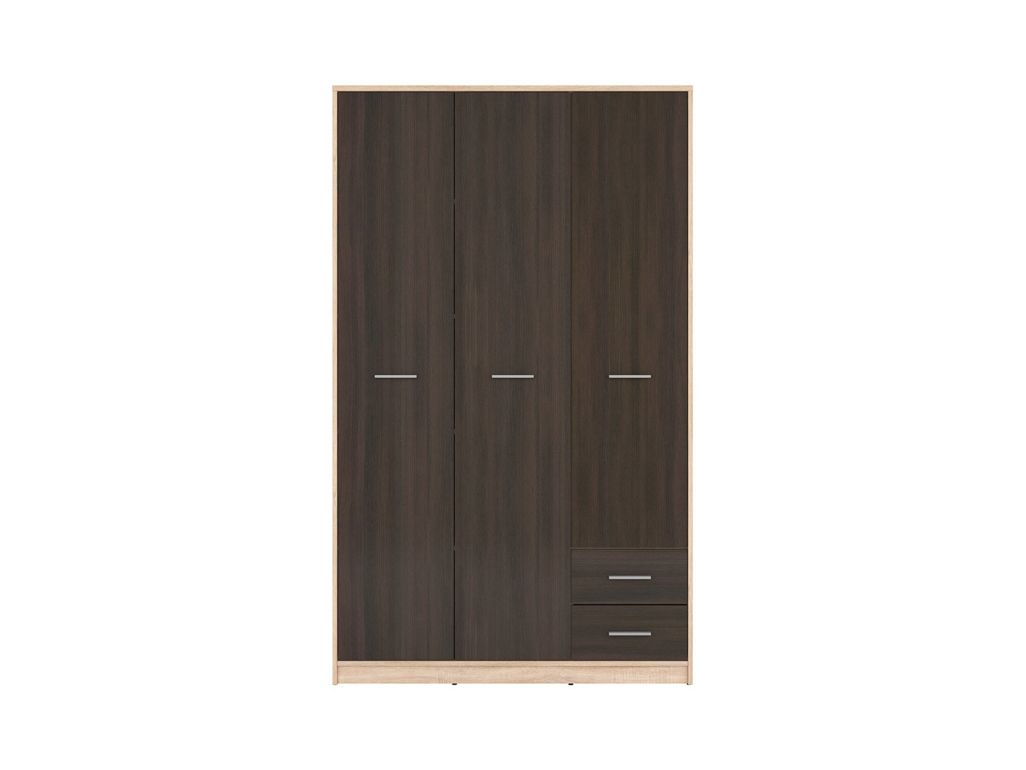 Skriňa NEPO PLUS SZF3D2S dub sonoma/wenge
