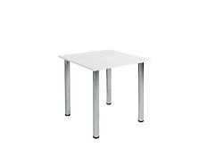 Charakteristika:
• Stôl MIKLA poslúži ako praktický prvok nábytku do každej modernej jedálne. 
• Dostatok miesta na Vaše raňajky poskytne štvorcová laminovaná doska.
• Stabilita je zabezpečená 4 nohami (chróm).
• Zásluhou úsporných rozmerov je vhodný aj do menších priestorov.
• Farba: biela alpská
• Jednoduchá montáž.
Farba stola na Vašom monitore sa nemusí zhodovať so skutočným farebným prevedením produktu.