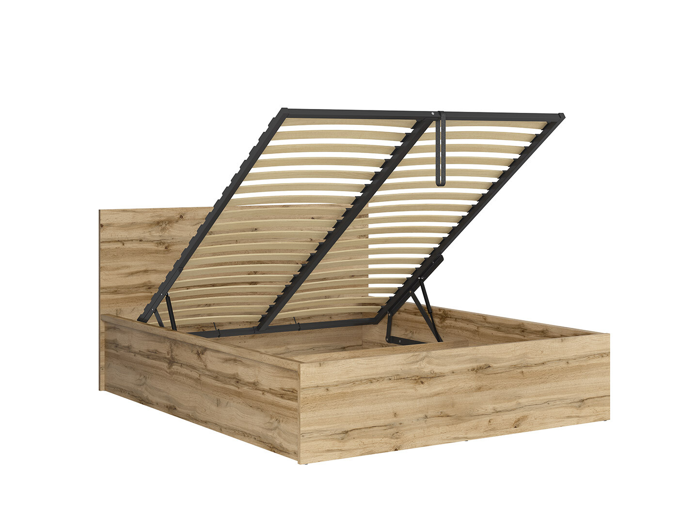 Posteľ TETRIX LOZ/160/B dub wotan