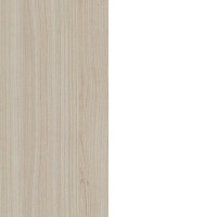 dub Riva svetlý/biela matná