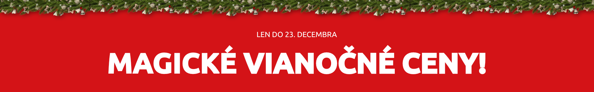 Magické vianočné ceny! Len do 23. decembra 2025.